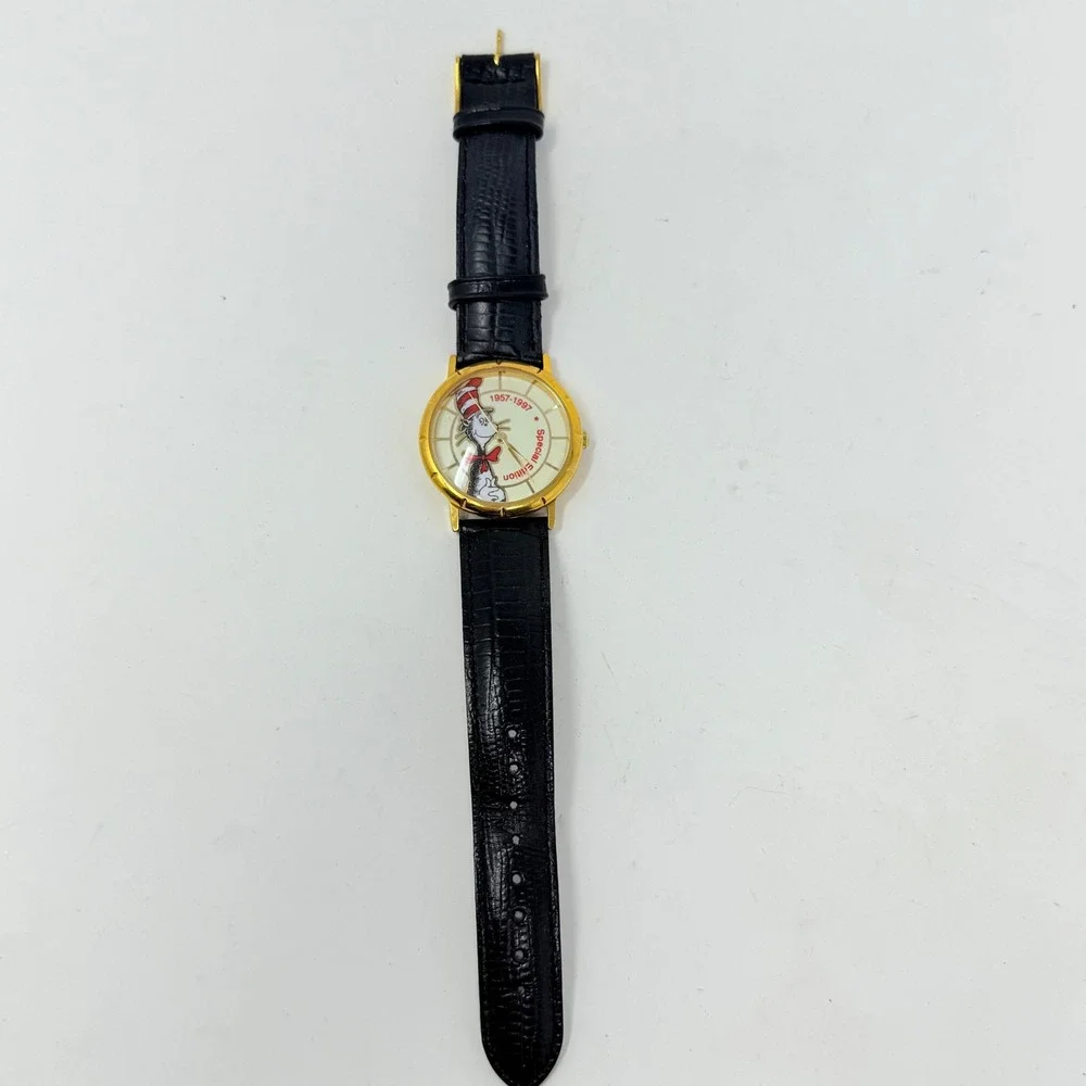 Vintage Dr. Seuss Cat in the Hat Ltd Edition Watch 1957-1997 No Bx‎ gently worn